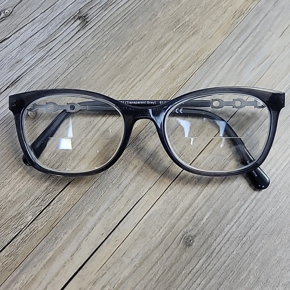 Coach HC6127U‎ 5537 Transparent Gray 51-17-140 Women's Eyeglass Frames